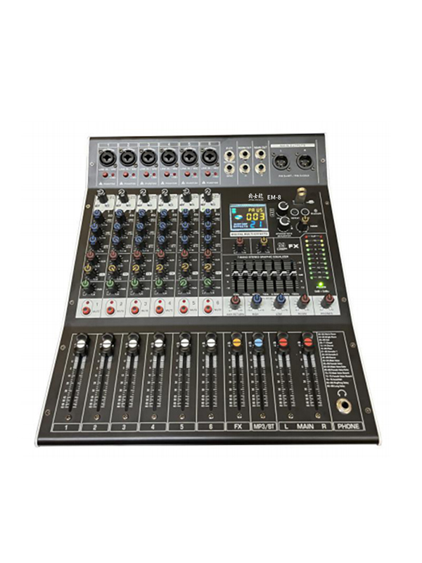 JONSHLONG/ 爵士龍8路調(diào)音臺EM-8